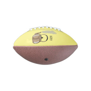 Stovetop or hob kettle cartoon illustration football