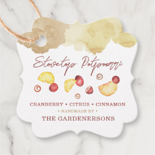 Stovetop Potpourri Favour Tags