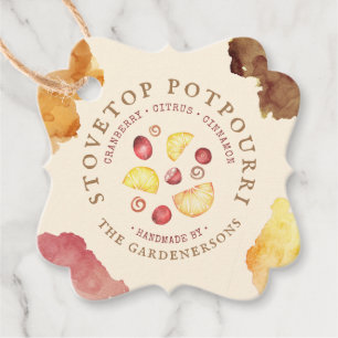 Stovetop Potpourri Favour Tags