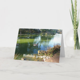 Stow Lake Birthday Card