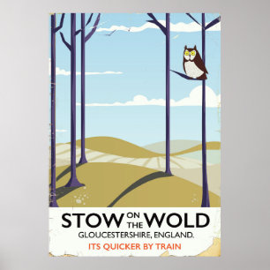 Stow-on-the-Wold,Gloucestershire, England Poster