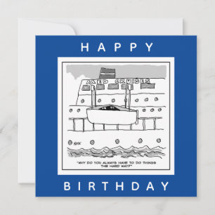 Stowaways on a Cruise Ship. Funny Cruise Goers Card