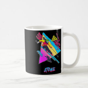 Stowe Colourful Retro Vintage Skier 80s Inspired W Coffee Mug