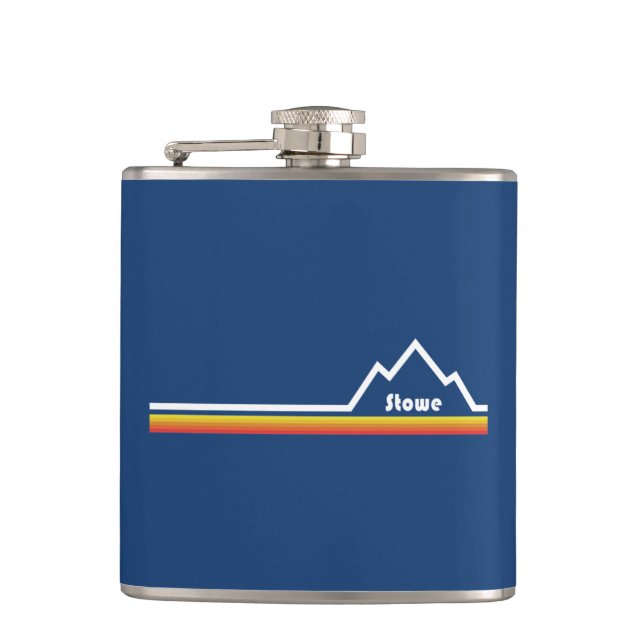 Stowe Mountain Resort Hip Flask (Front)