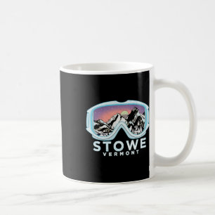 Stowe Ski Design Stowe, Vt Skiing Snow Gift Coffee Mug