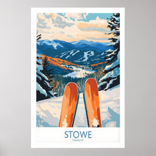Stowe Valley Ski Wall Art 1