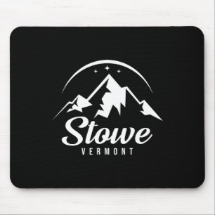 Stowe Vermont Ski Resort Skiing Snowboarding  Mouse Pad