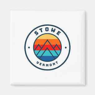 Stowe Vermont Skiing Snowboarding Ski Family Trip  Magnet