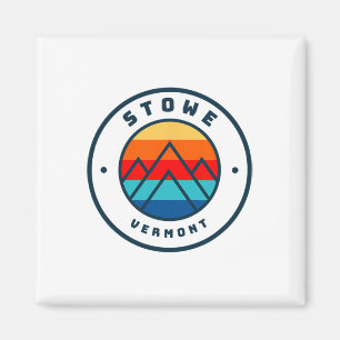 Stowe Vermont Skiing Snowboarding Ski Family Trip  Magnet