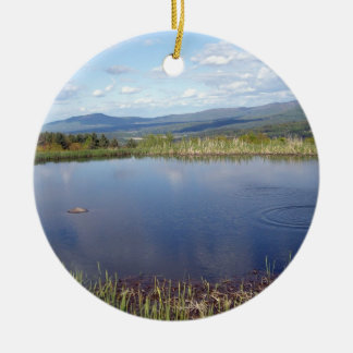 Stowe, VT Ceramic Tree Decoration