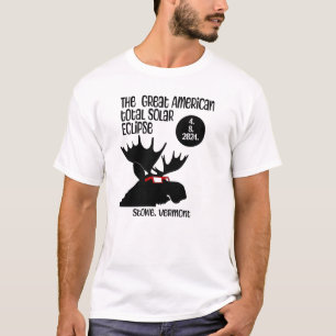 Stowe, VT Eclipse Moose T-Shirt