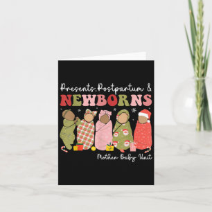 Stpartum & Newborns Mother Baby Nurse Christma Card