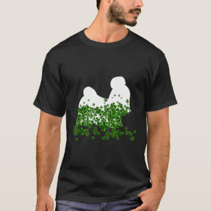 Stpatricks Day Shih Tzu Shamrock  Dog T-Shirt