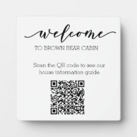 STR Guide QR Code Information guide Rental home