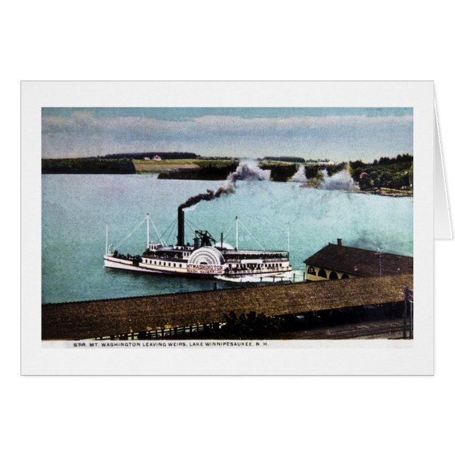 Str. Mt. Washington, Lake Winnipesaukee, N.H. (Front Horizontal)