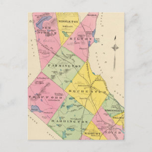 Strafford County, NH Postcard