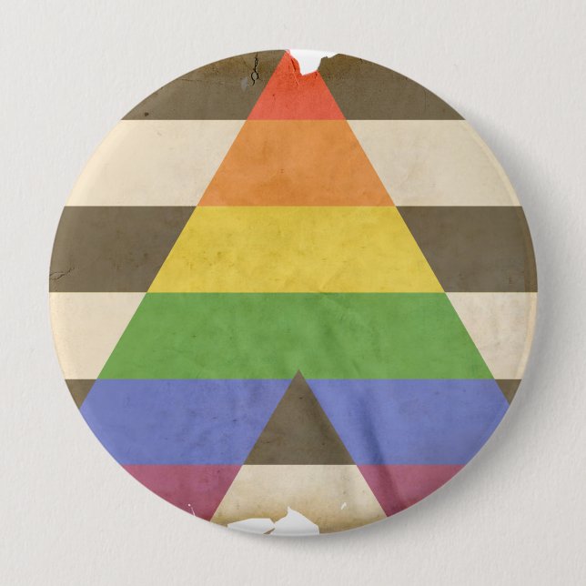 STRAIGHT ALLY 10 CM ROUND BADGE (Front)