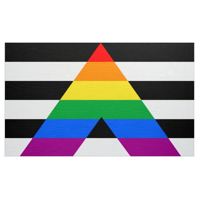 Straight Ally Flag Fabric (Yard)
