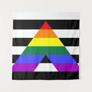 Straight Ally flag Tapestry
