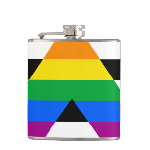 STRAIGHT ALLY PRIDE 2014 PRIDE.png Hip Flask