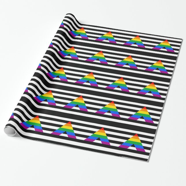 STRAIGHT ALLY PRIDE 2014 PRIDE.png Wrapping Paper (Unrolled)
