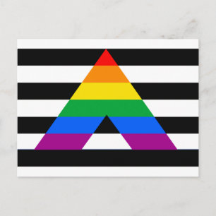STRAIGHT ALLY PRIDE 2014 PRIDE POSTCARD