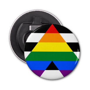 Straight Ally Pride Bottle Opener