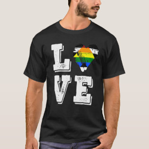 Straight Ally Pride Flag Love Straight Ally Flag T-Shirt