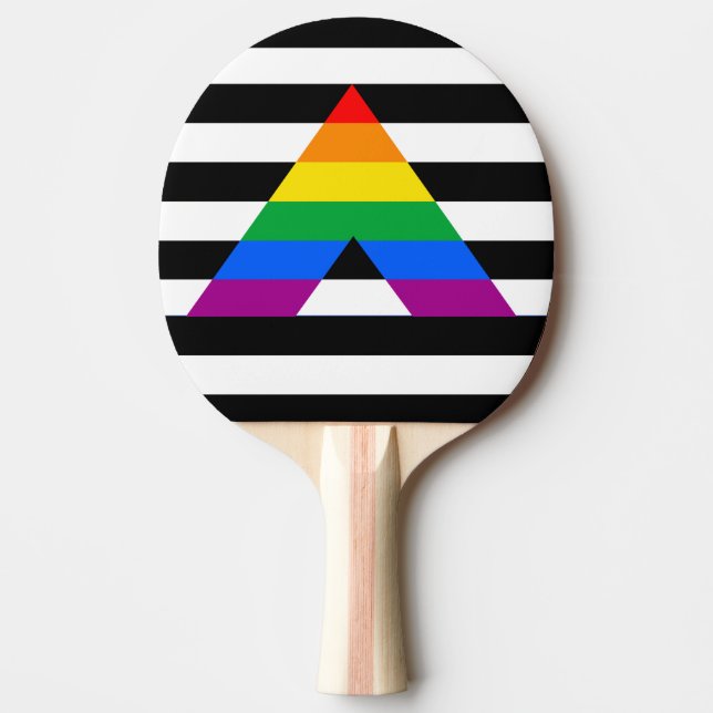 STRAIGHT ALLY PRIDE.png Ping Pong Paddle (Front)