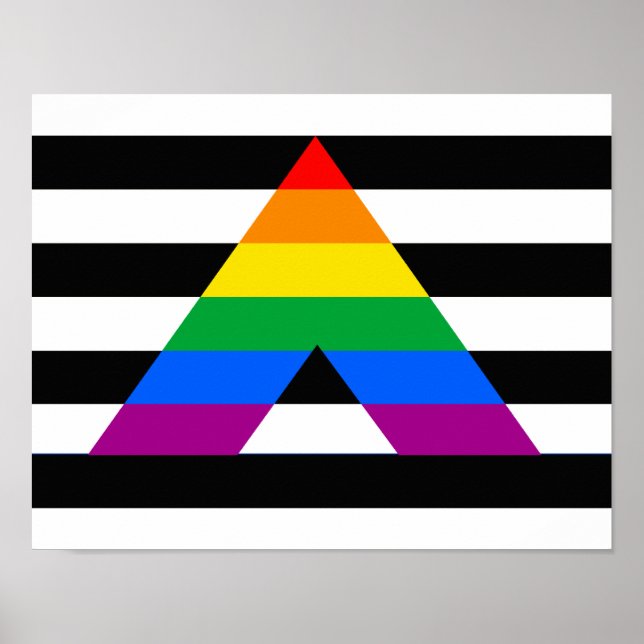Straight Ally Pride Poster (Front)