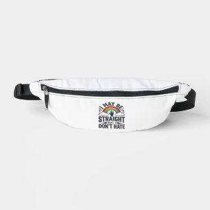 Straight Ally Pride Rainbow Vintage Vector Design_ Bum Bags