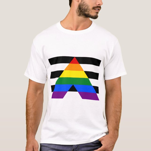 Straight Ally Pride T-Shirt (Front)