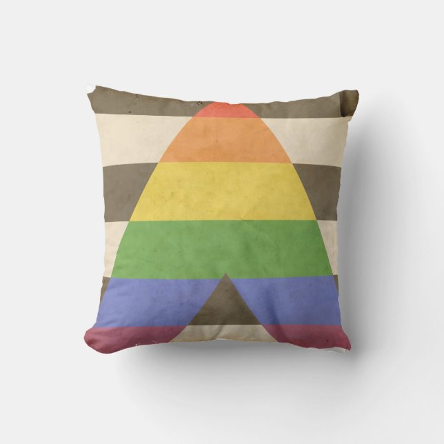 STRAIGHT ALLY VINTAGE DESIGN - 2014 PRIDE CUSHION (Front)