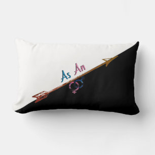 'Straight as an arrow' Throw Pillow