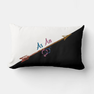'Straight as an arrow' Throw Pillow