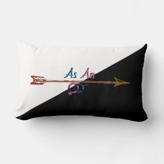 'Straight as an arrow' Throw Pillow