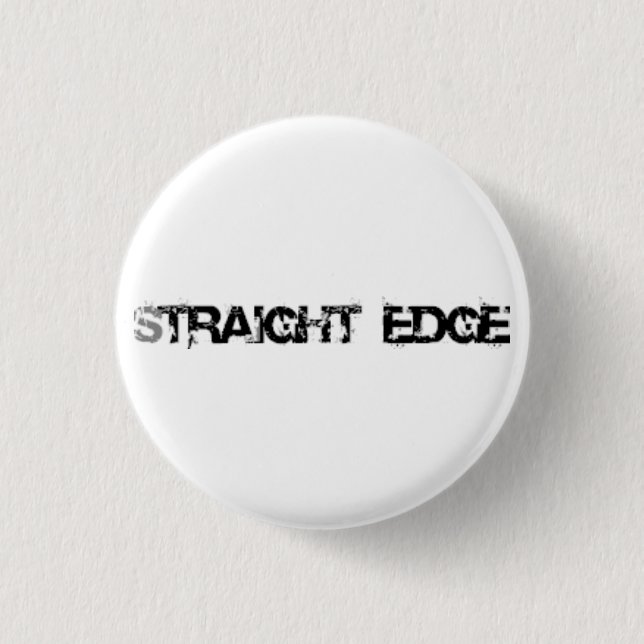 Straight Edge Button (Front)