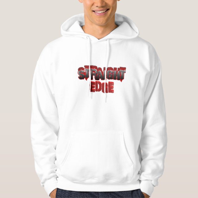 Straight Edge Hoodie (Front)