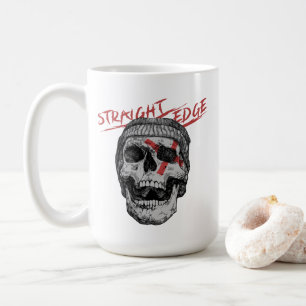 Straight Edge Skull Coffee Mug