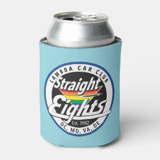Straight Eights/LCCI Can Cooler (Light Blue)