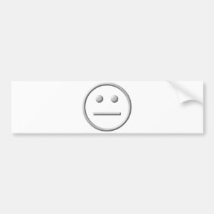 Straight Faced Bumper Sticker