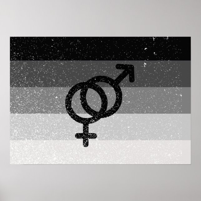 STRAIGHT FLAG ORIGINAL WITH SYMBOL -.png Poster (Front)