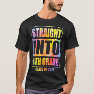Straight Into 4th Grade Fourth Grade Back To Scho T-Shirt