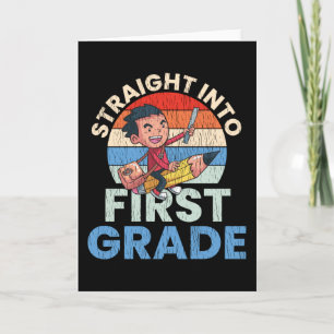 Straight Into First Grade Back To School Kids Gift Card