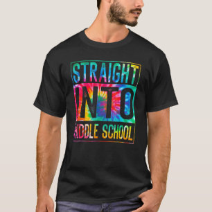 Straight Into Middle School Back To School Kids Ti T-Shirt