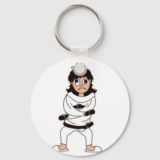 Straight Jacket Key Ring (Front)