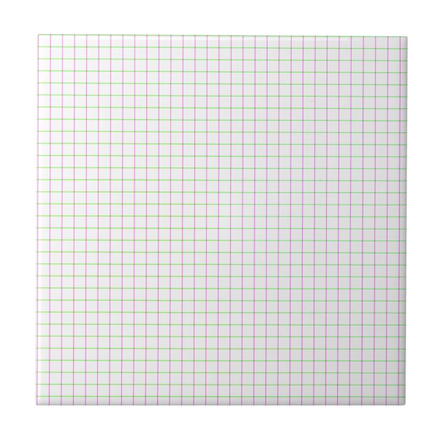 Straight Lines Ceramic Tile (Front)