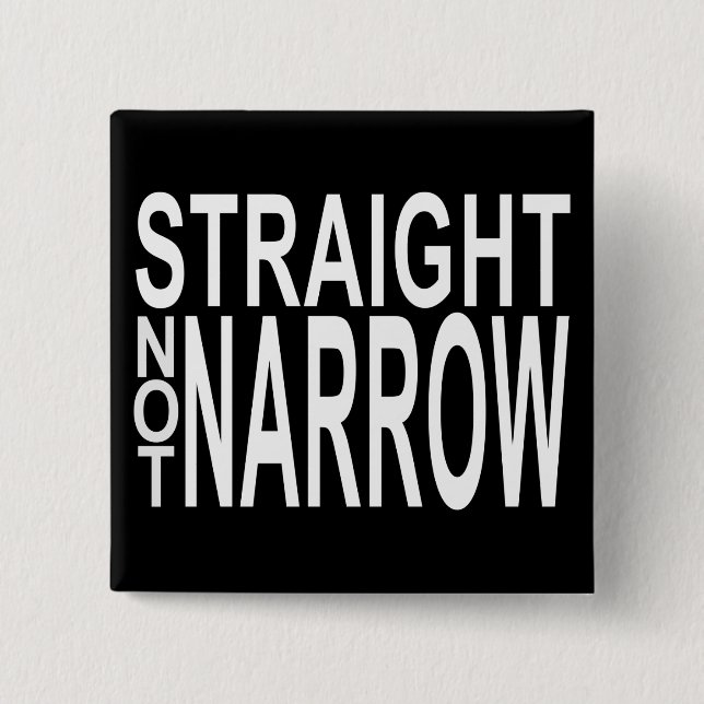 straight not narrow 15 cm square badge (Front)