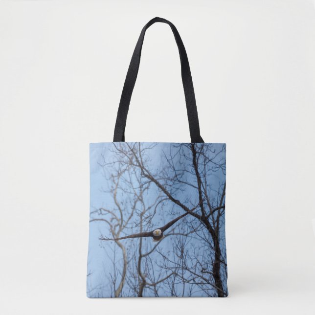 Straight On Eagle Tote Bag (Front)
