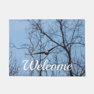 Straight On Eagle Welcome Doormat